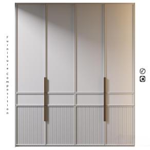 现代极简衣柜-1